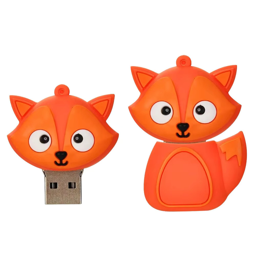 Oeny USB 2.0 Flash-Laufwerk mit süßen Cartoon-Tier-Motiven wie Pinguin, Katze, Eule, Löwe oder Dinosaurier - Bild 3