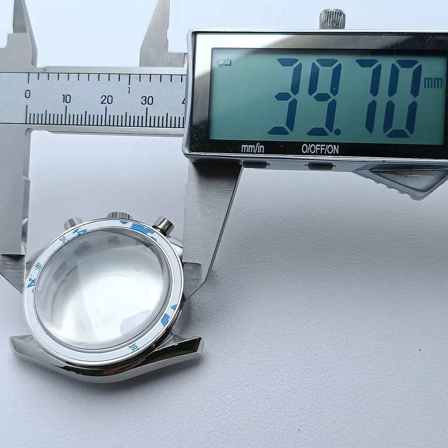 Dwayne Campbell Uhrengehäuse, Edelstahl, 39,7 mm, Herren, Silber - Bild 3