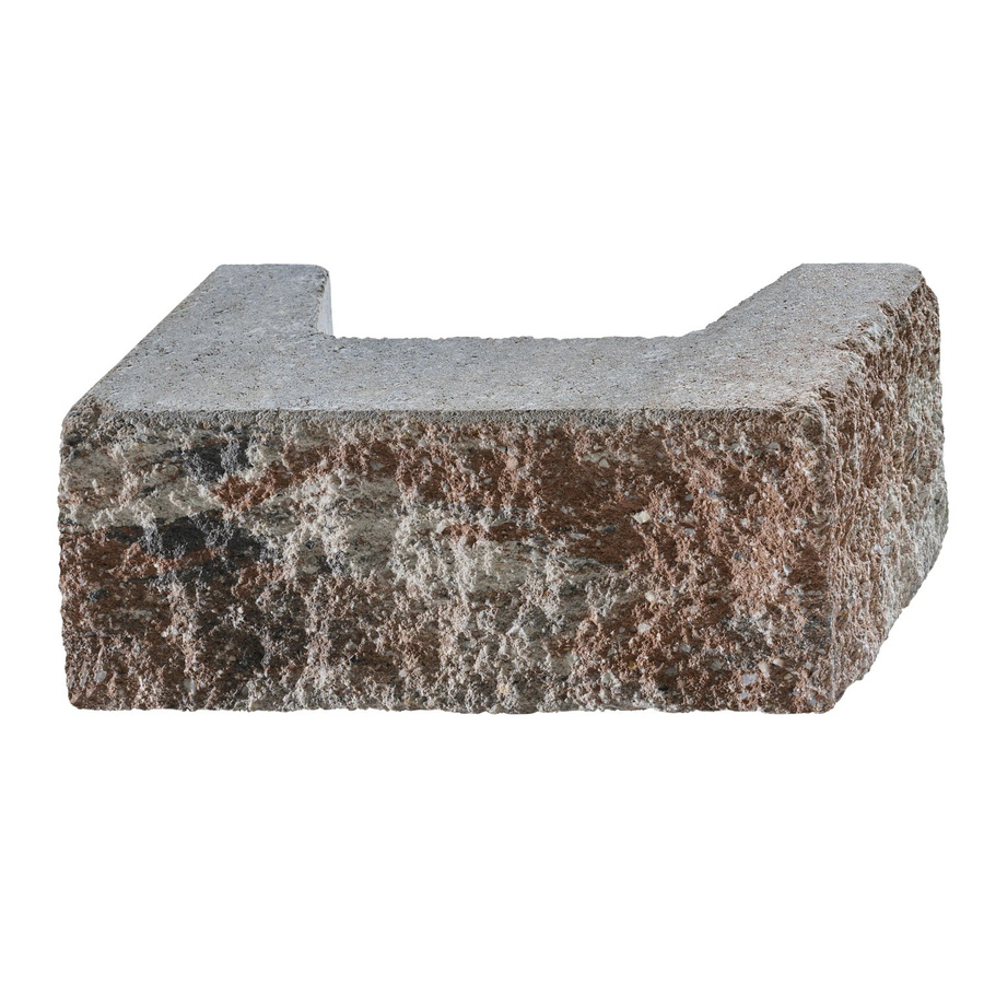 Kann Bruchsteinmauer Pfeilerelement Jura-Nuanciert in Mehrfarbig, B/T/H: 37,2 x 18,6 x 15 cm - Bild 2