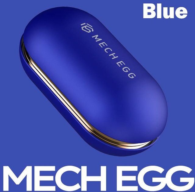 Topmix Mech Egg EDC Fidget Slider, Metall, blau - Bild 1