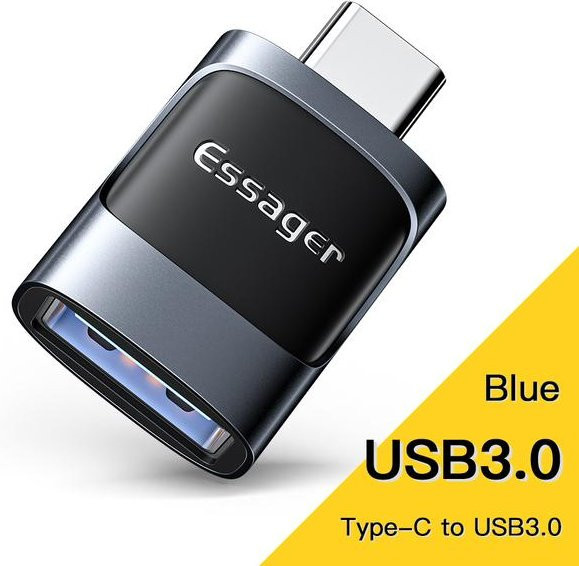 Essager USB C zu USB 3.0 OTG Adapter Typ C Konverter für Xiaomi, POCO, OnePlus, iPad und MacBook - Bild 1