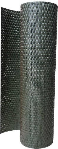 Workinghouse Polyrattan Sichtschutzstreifen für den Balkon in Anthrazit, B: 500 cm, H: 90 cm - Bild 1