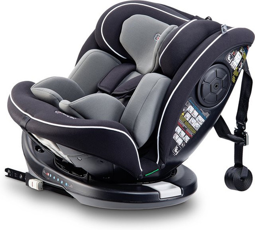 BABYGO Nova 360-Grad drehbarer Kindersitz in Schwarz