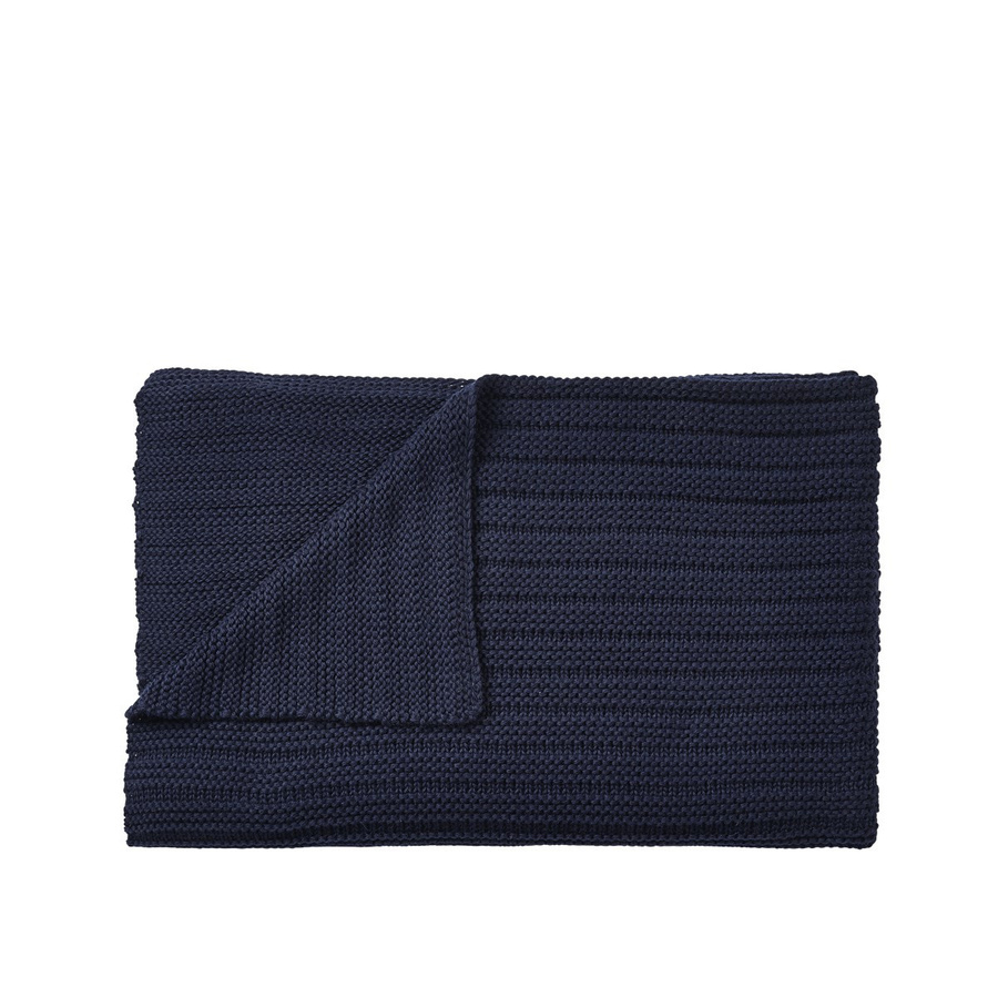 Muuto Ample Decke aus Wolle in Blau - Bild 2