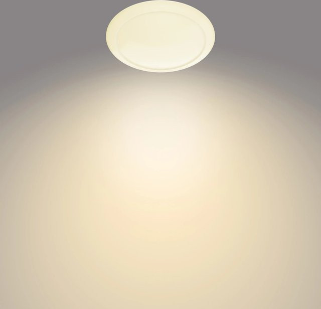 Philips LED-Deckenleuchte Cinnabar in Weiß mit 4000 K neutralweißem Licht - Bild 1