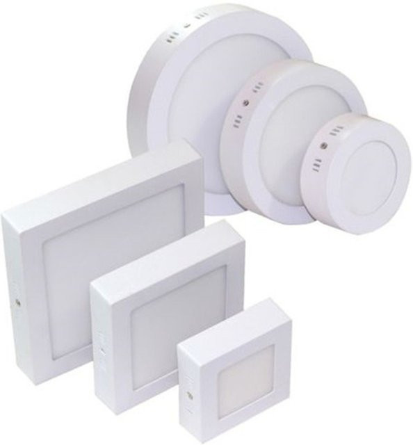 Heevye LED Deckenleuchte Aluminium Surface Mounted Panel in Weiß - Bild 1