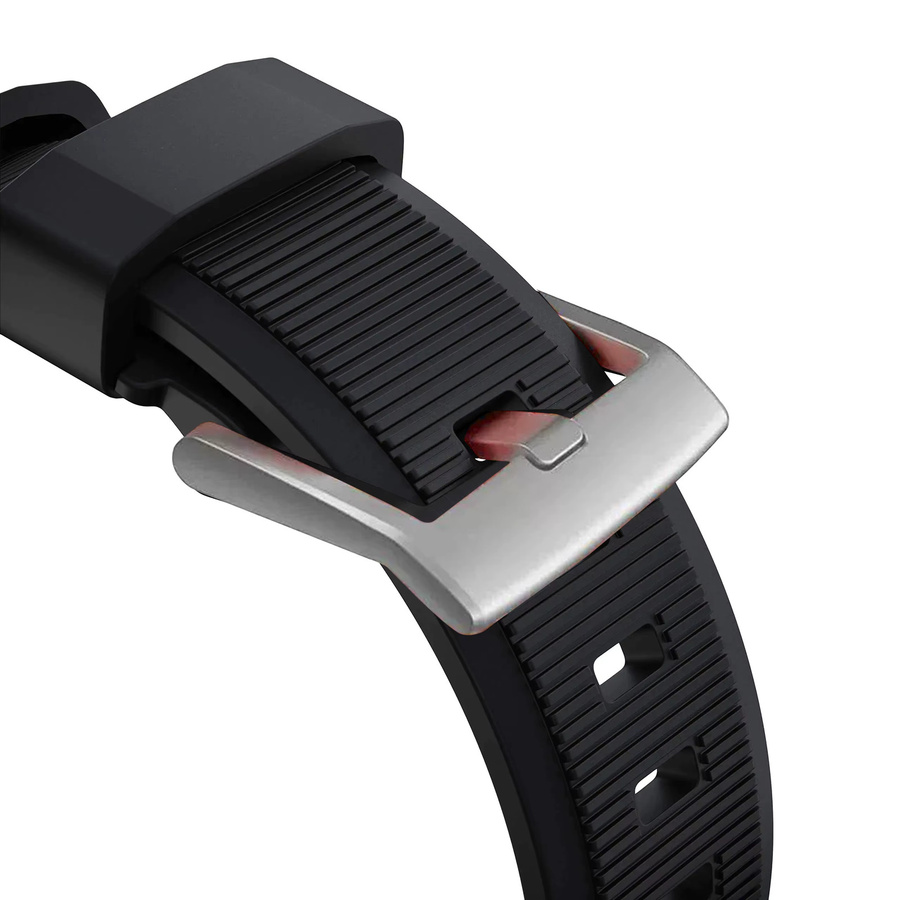 VATMENS Uhrenarmband Fluorkautschuk, Schwarz, Unisex - Bild 3