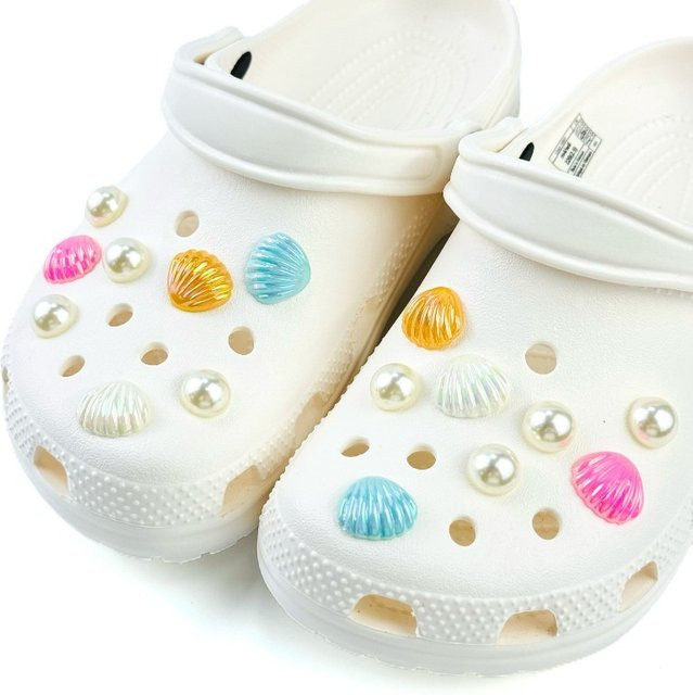 FHLDING Schuh Charms Set, Shell, Perle, Bunt, Damen - Bild 1