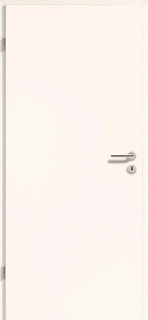 GetaDoor Zimmertür CPL Weiß ähnlich RAL 9010 modern B: 86,0 cm, H: 211,0 cm, Anschlag Links - Bild 1