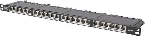 Digitus DN-91624S-SL-SH CAT 6 Patchpanel 24 Port High Density 0,5 HE Schwarz - Bild 1