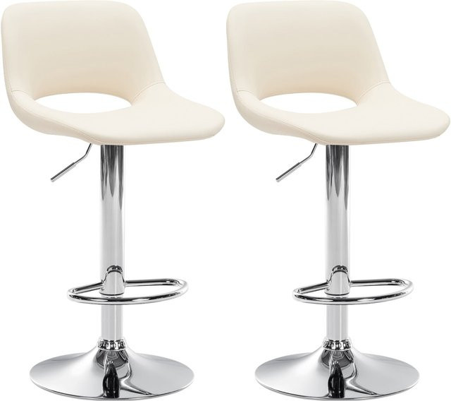 CLP 2er Set Barhocker Camden mit Kunstleder-Bezug in modernem Design - Bild 1
