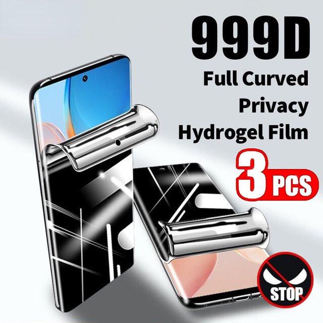 3 Stück Privatsphäre Hydrogel Displayschutzfolie für Motorola Moto ThinkPhone Razr Plus 2023 40 Ultra und Edge Plus 2023 40 Pro Neo in Transparent - Bild 1