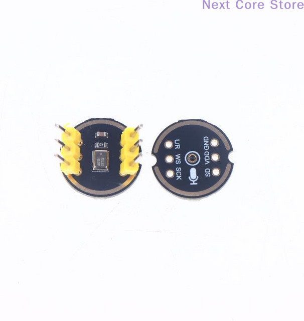 MS3625 INMP441 I2S Digitales Mikrofonmodul, omnidirektionales Kondensatormikrofon in Schwarz für ESP32 und Arduino - Bild 1