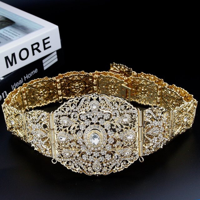 Sunspicems Taillenkette, Gold, Kristall, Damen - Bild 1
