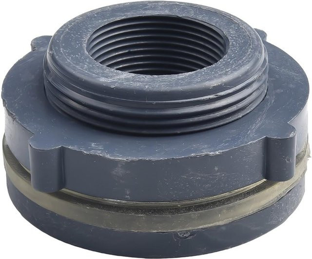 Schottverschraubung aus schwarzem PVC-Kunststoff von Industrial Commercial Giants mit 1 3/8 Zoll - Bild 1
