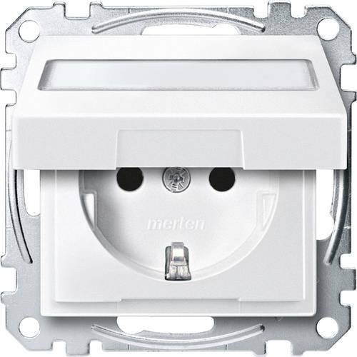 Merten Steckdose System M Polarweiß IP44 MEG2312-0419 - Bild 1