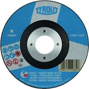 TYROLIT Schruppscheibe FASTCUT für Metall, Blau, Durchmesser: 125 mm, Dicke: 6,0 mm - Bild 1