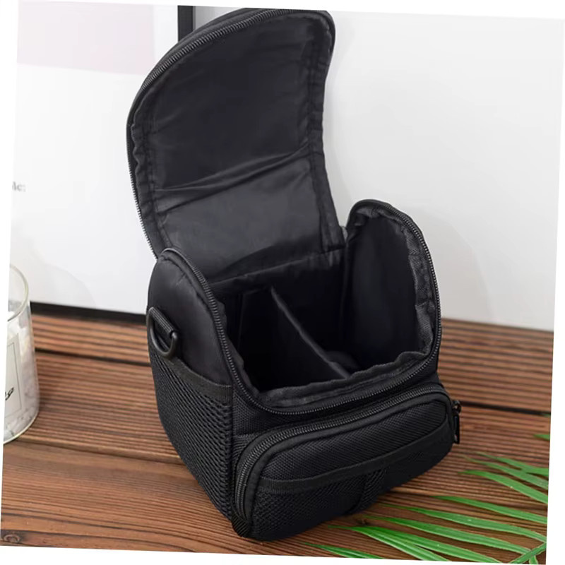 DIXSG Kamera-Schultertasche für DSLR-Kameras, wasserdicht und stoßfest, Schwarz - Bild 2