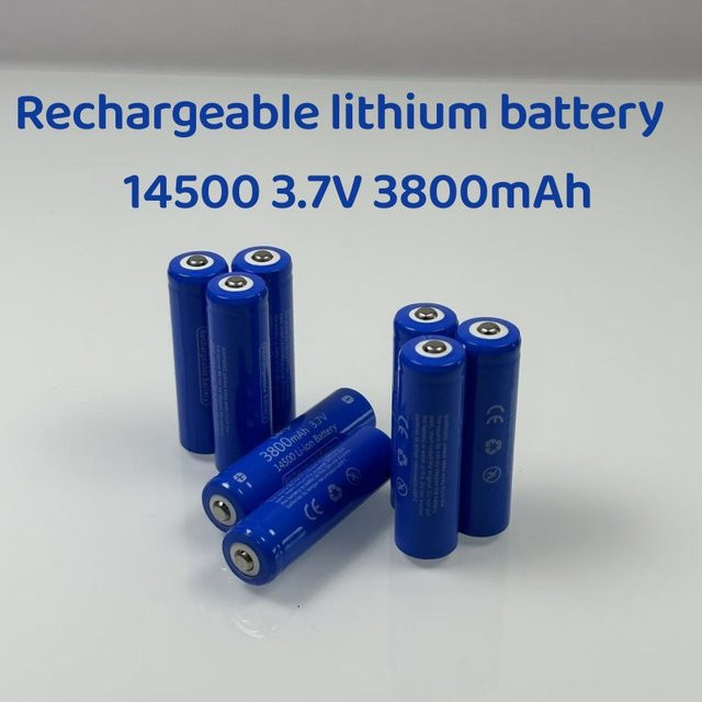 Lerp Wiederaufladbarer Lithium-Ionen-Akku 14500 in Blau, 3,7 V und 3800 mAh - Bild 1