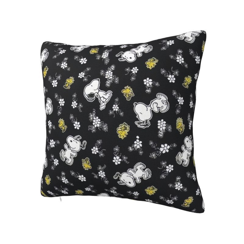 Disney Snoopy und Woodstock Cartoon Kissenhülle im nordischen Design für dein Wohnzimmer, quadratisch, B/H: 50,8 x 50,8 cm - Bild 2