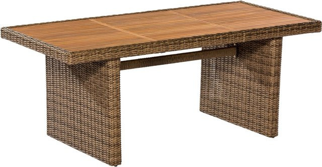 Merxx Toskana Gartentisch Set 7-teilig aus Akazienholz in Braun, B: 185 cm, T: 90 cm, H: 75 cm - Bild 1