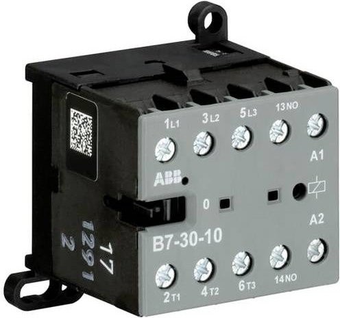 ABB B7-30-10-85 Schütz mit 3 Schließern, 5.5kW, 12A, grau - Bild 1