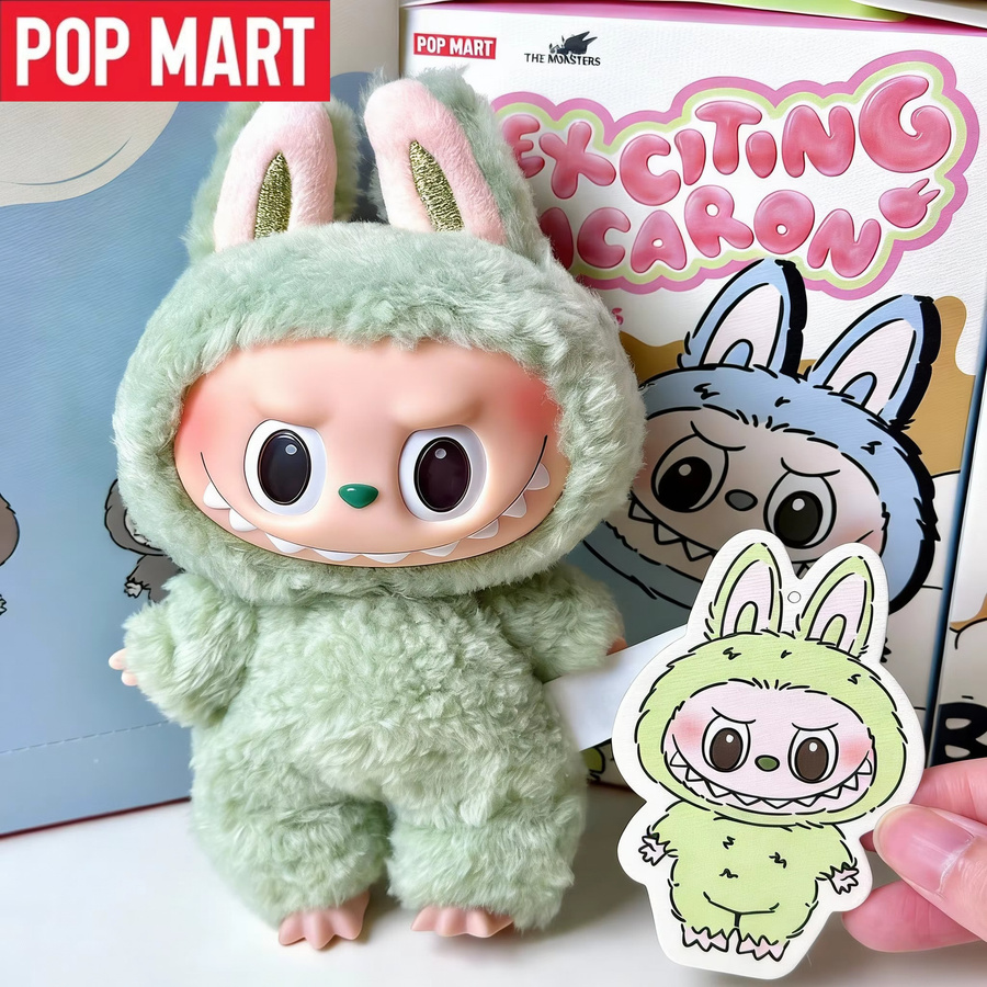 POP MART The Monsters Labubu Originals Macaron Vinyl Face, Plüschpuppe, 6-teiliges Set - Bild 2