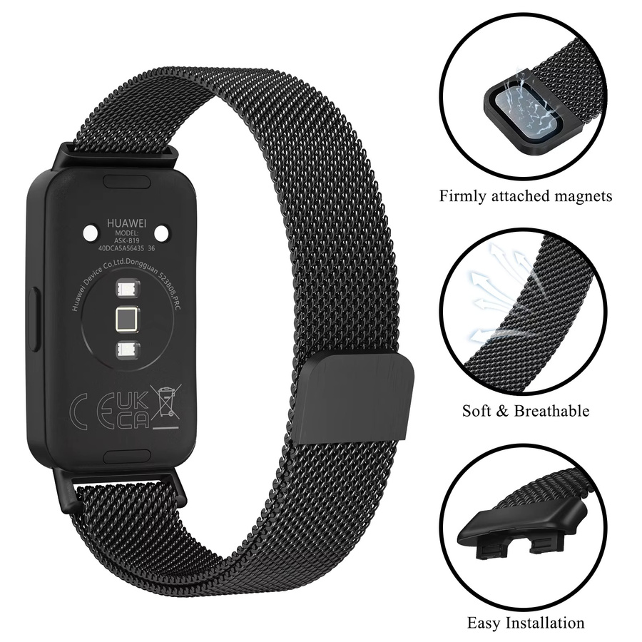 Uhrenarmband Correa Edelstahl, Milanese-Magnetschlaufen, Herren - Bild 3