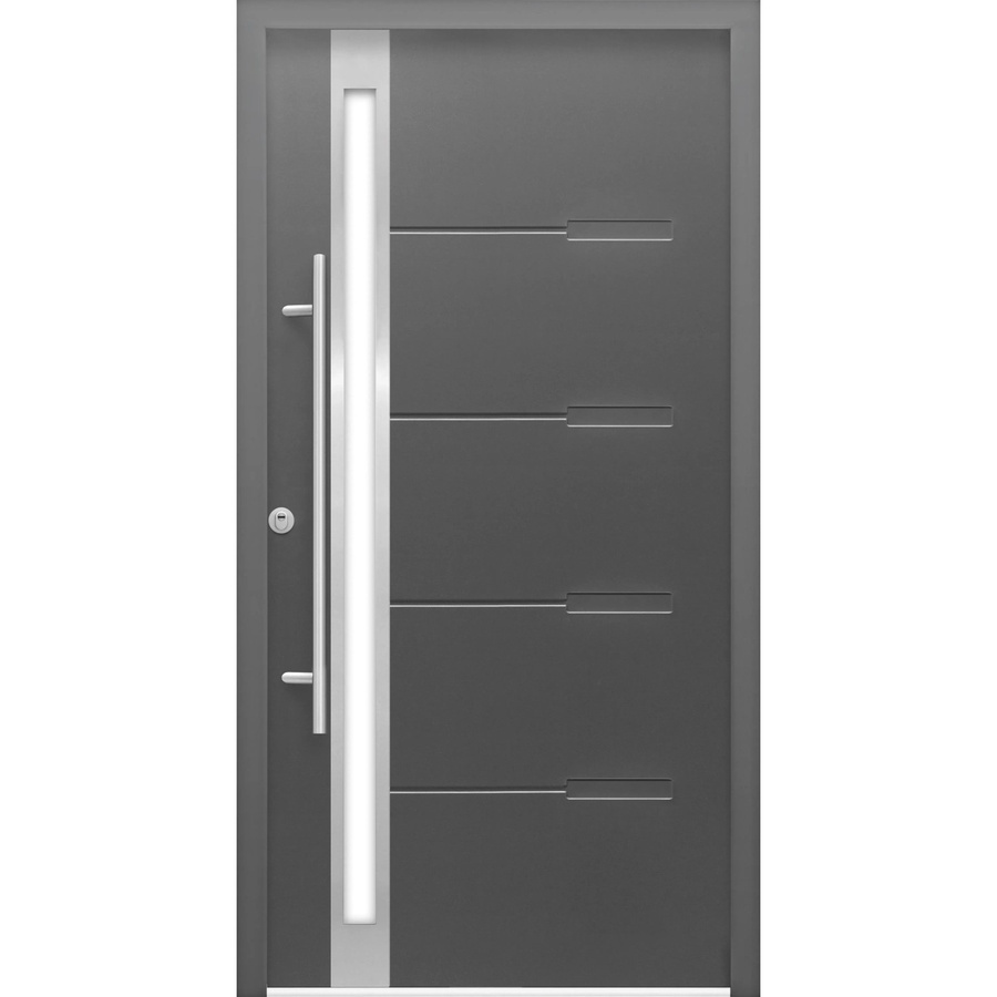 Sicherheits-Haustür Splendoor ThermoSpace Prime Neapel RC2 Komfort in Anthrazit mit Glaseinsatz, B/H: 100 x 210 cm - Bild 2