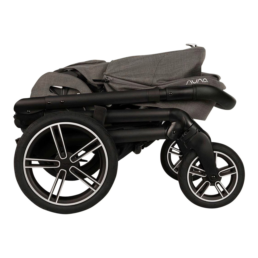 Nuna Kinderwagen MIXX next Kombikinderwagen in Grau mit Regenverdeck und Schwenkrädern - Bild 2