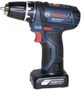 Bosch Professional GSR 12V-15 Akku-Bohrschrauber 12V in Blau/Schwarz mit 2 Akkus (2,0 Ah und 4,0 Ah), Zubehör und Tasche - Bild 2