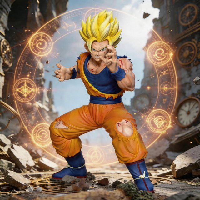 Bandai Dragon Ball Goku Actionfigur, PVC-Statue, 23 cm - Bild 1