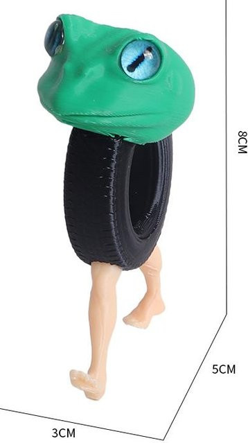 Tung Gung Sahur Hai-Figur, Lustige Puppe, 3D-gedrucktes Modell, Tischdekoration - Bild 1