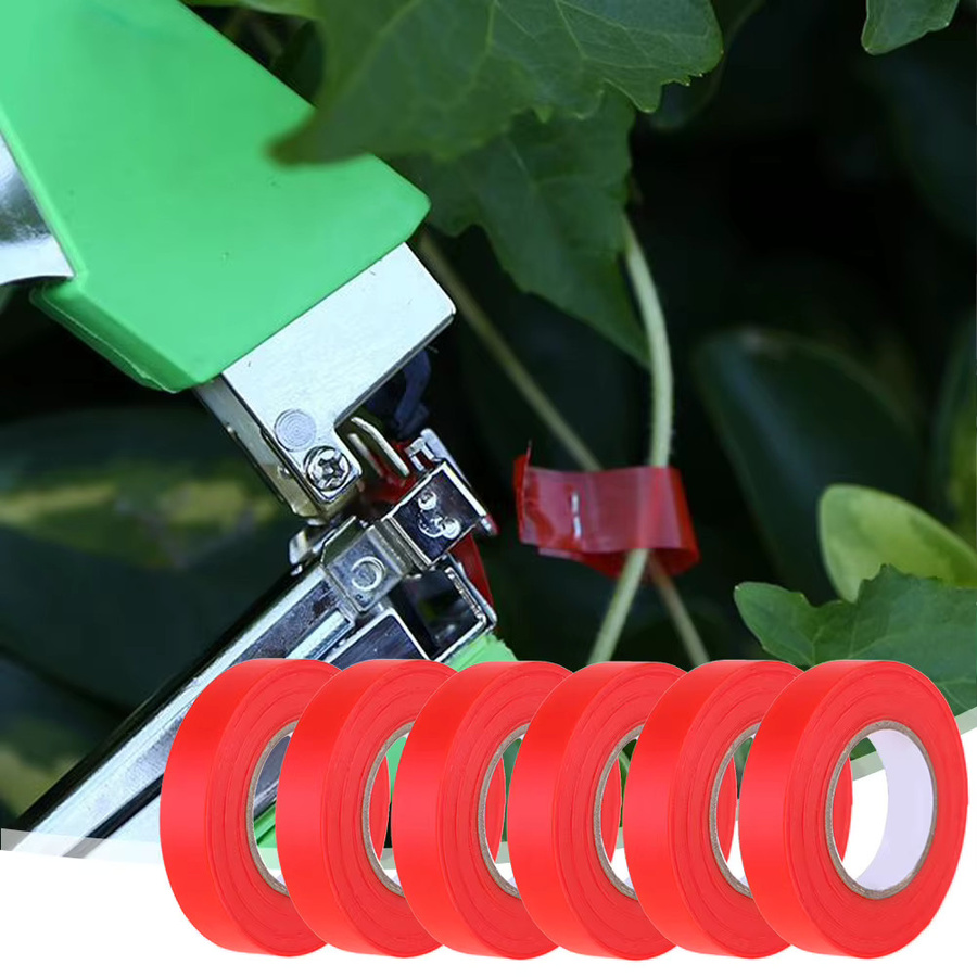 Alloet Pflanzenbindemaschine mit Gartenbindegürteln und Heftklammern in Blau für Gemüse und Blumen - Bild 3
