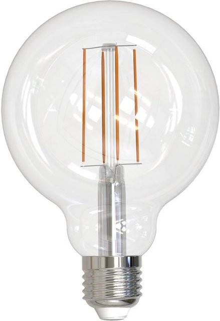 Hama LED-Filamentlampe Globe G95, E27, 1521 lm, ersetzt 100 W, Glas, transparent, Neutralweiß - Bild 1