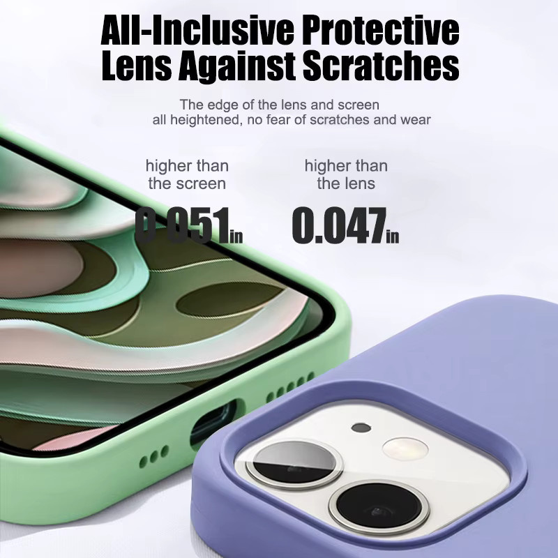 Stoßfeste Handyhülle für iPhone 17 Pro Max bis iPhone 11 in Blau von VRNOEI - Bild 2