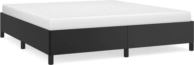 vidaXL Bettgestell gepolstert in Schwarz aus Kunstleder B/T/H: 180 x 200 x 183 cm - Bild 1