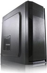 LC Power Midi Tower Gehäuse LC-7036B-ON ATX in Schwarz mit USB/Audio Anschlüssen - Bild 1