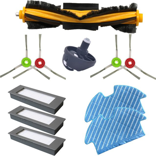 Ecovacs Deebot Ozmo 900 902 DN5G Zubehör Set mit Rollenbürste, Seitenbürste und HEPA-Filter in Multicolour - Bild 1