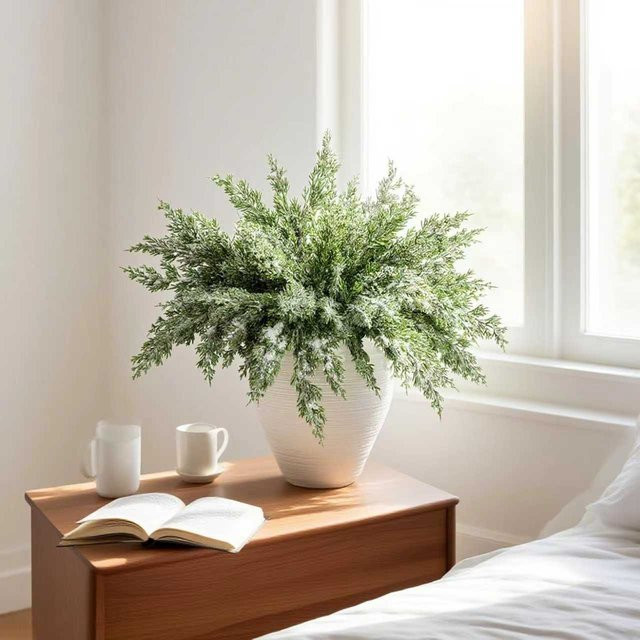 Künstliche Tarzon-Blätter von smr in Grün für Tischdekoration, Garten und Hochzeiten - Bild 1