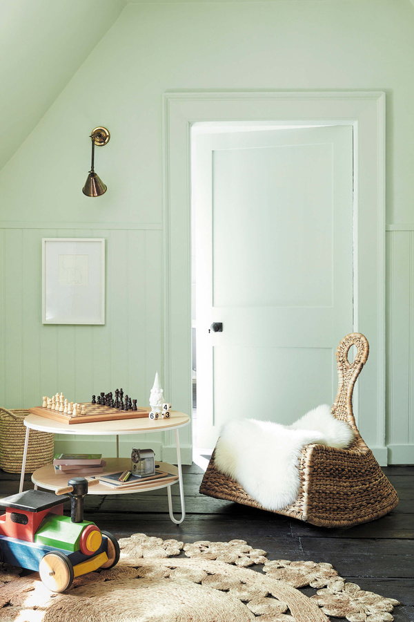 Little Greene Absolute Matt Emulsion Wandfarbe Hidey Hole 307 Grün 10 l - Bild 1