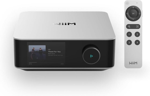 WiiM Amp Ultra Streaming-Vollverstärker in Silber mit HDMI - Bild 1