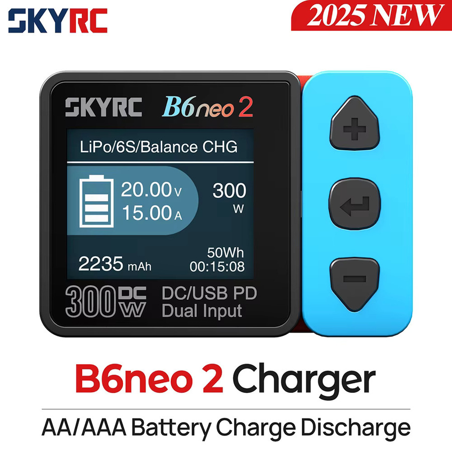 SkyRC B6neo Smart-Ladegerät Multifunktional 300W PD 80W Blau - Bild 6
