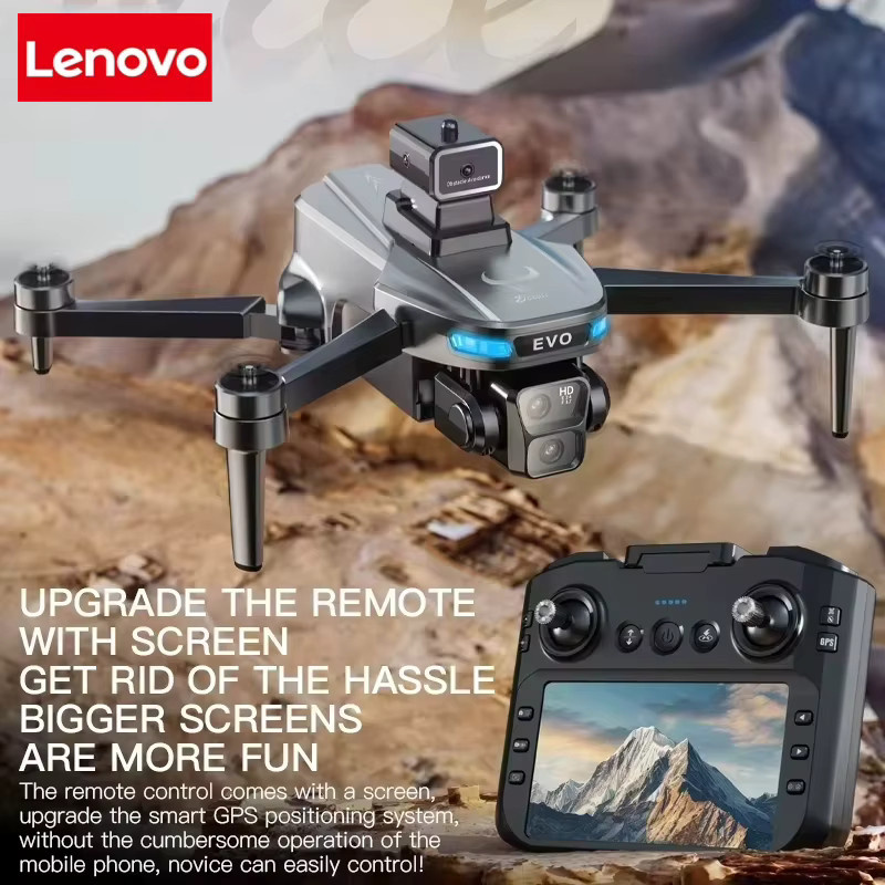 Lenovo SG901 MAX GPS-Drohne mit 8K Luftbild-HD, intelligente Hindernisvermeidung und faltbarem Design inklusive Fernbedienung mit Großbildschirm - Bild 2