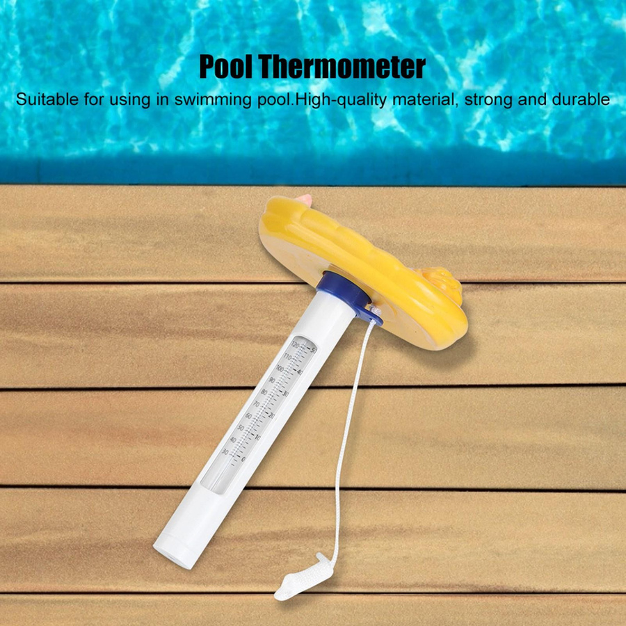 TOMTOP JMS Schwimmbadthermometer in Cartoon-Form mit Celsius- und Fahrenheit-Anzeige - Bild 3
