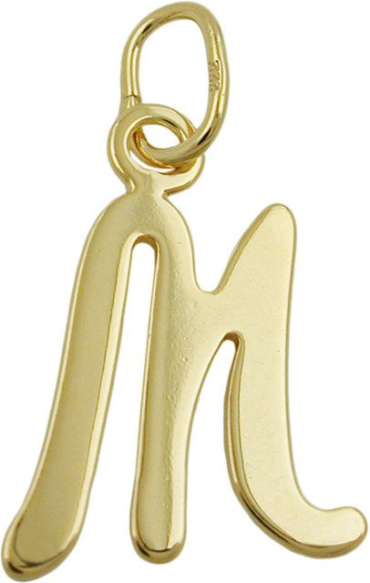 Paolo Renzo Buchstabenanhänger, 333 Gold, 15x10mm, Unisex - Bild 1