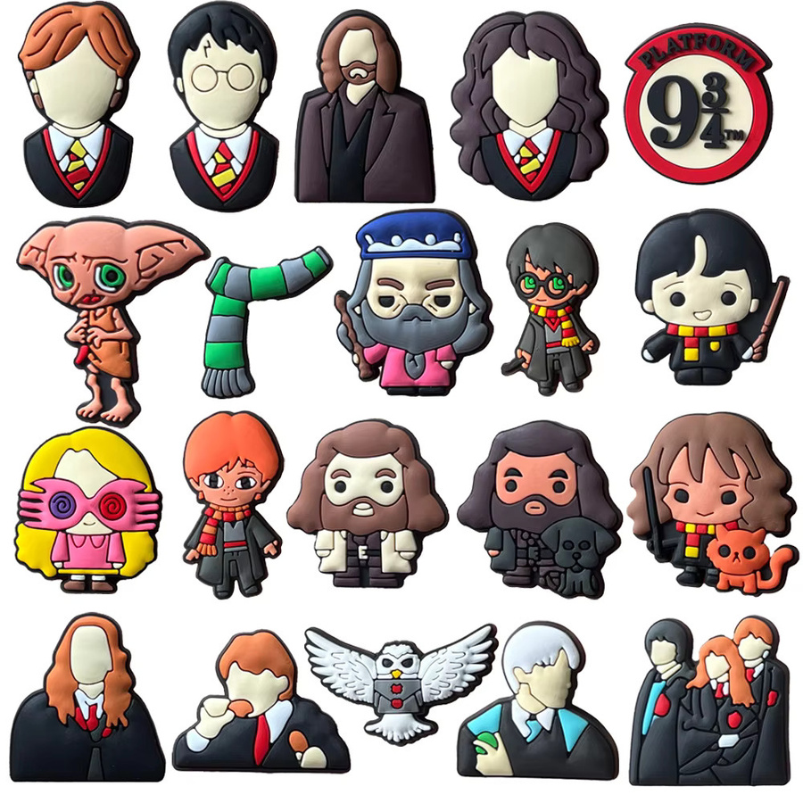 Hot Toys Schuh-Charms-Set, 37-teilig, Harry Potter, PVC - Bild 3