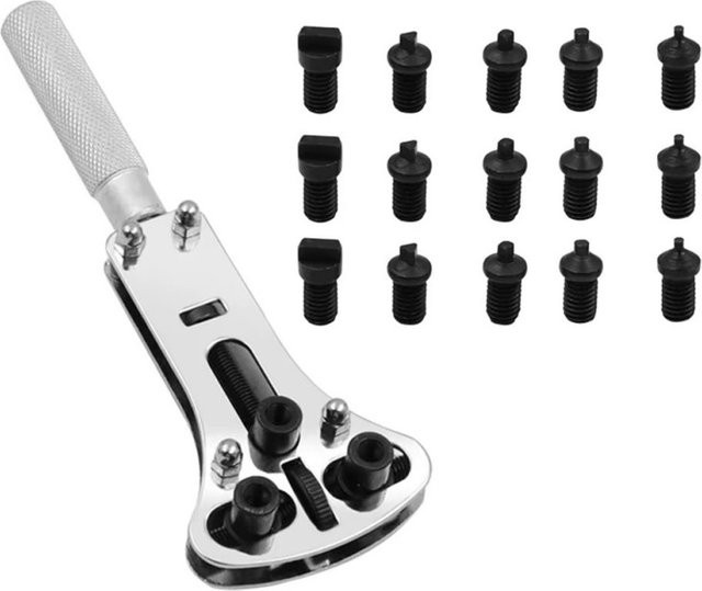 Aotelayer Uhren Reparatur Tools Kit, Edelstahl, Silber, Uhren Werkzeugzubehör - Bild 1