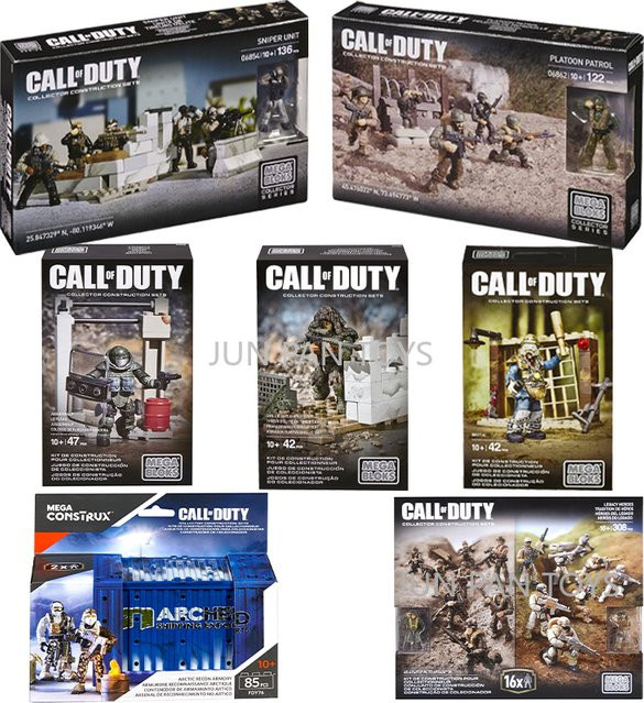 Mega Bloks Call of Duty Legacy Heroes Sniper Unit Arctic Recon Armory, Actionfigur - Bild 1