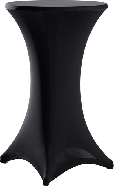 ERWIN M. Stehtischhusse Grace, rund, schwarz, Ø 70 cm x H 110 cm - Bild 1